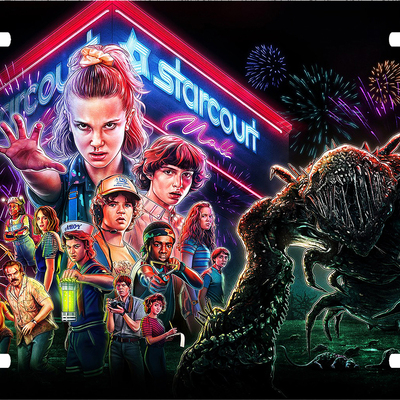 Stranger things fireworks vanity license plate auto truck