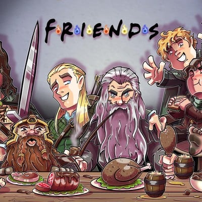 Lord of the rings print 