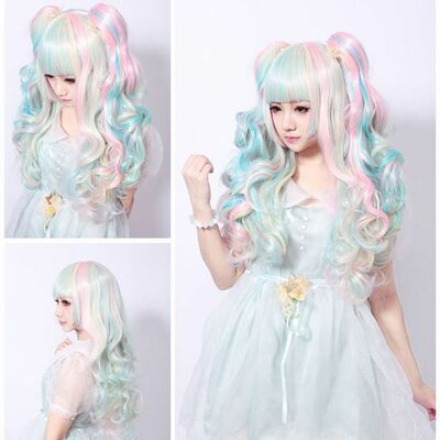 New Anime Harajuku High Temperature Silk Wig