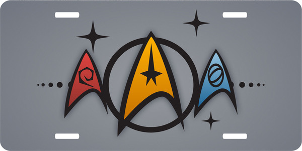 Star Trek Vanity License Plate