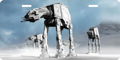 Star Wars AT-AT Walker License Plate Auto Truck