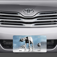 Star Wars AT-AT Walker License Plate Auto Truck - Thumbnail 1