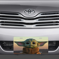 Star Wars Grogu Baby Yoda License Plate Auto Truck - Thumbnail 1