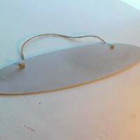 Surf's Up Glitter Wooden Wall Hanging Decoration Handmade - Thumbnail 3