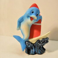 Whimsical Character Dolphin, Beach Board Dolphin #792 - Thumbnail 1