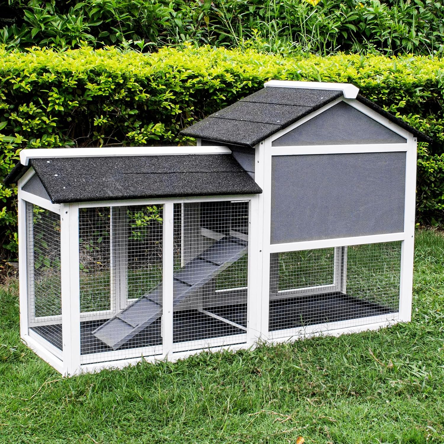 56.7''L Deluxe MultiLevel Rabbit Hutch with Pull Out Tray, on Storenvy