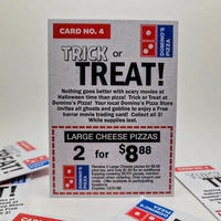 Domino's Pizza - Three (3) Card Horror Custom Trading Card Set - Series 2 - Thumbnail 1