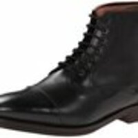 Handmade Men's Black And Brown Lace Up Boots, Mens Cap Toe High Ankle Boots - Thumbnail 2