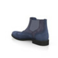 New Handmade Cowhide Leather men chelsea shoes, Winter high ankle shoes for men - Thumbnail 1