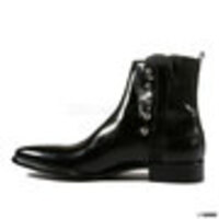 Jo Ghost Mens Italian Parma Doc Nero Black Boots - Thumbnail 2