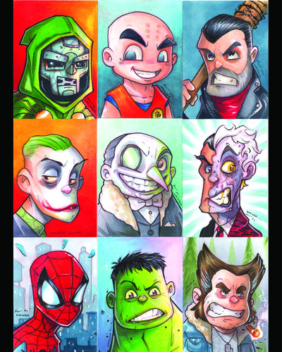 Full Color  Sketch Card Commission 