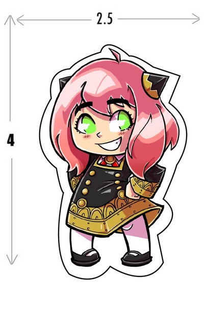 Anya Forger sticker (new)