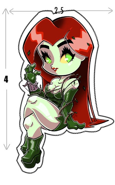 Poison Ivy sticker (new)