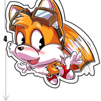 Tails sticker (new)