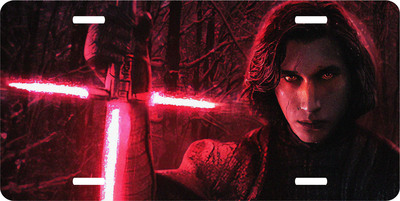 Star Wars Kylo Ren License Plate Auto Truck