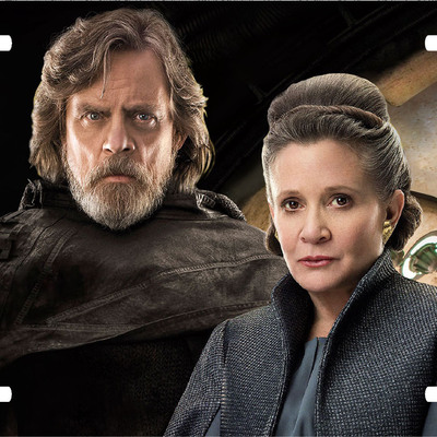 Star wars luke leia license plate auto truck - Thumbnail 4