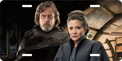 Star Wars Luke Leia License Plate Auto Truck