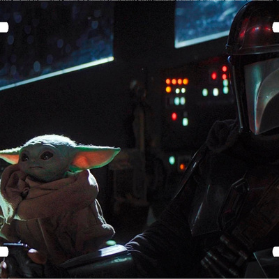 Star wars mandalorian grogu license plate auto truck