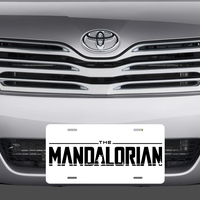 Star Wars Mandalorian Logo License Plate Auto Truck - Thumbnail 1