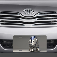 Star Wars R2-D2 License Plate Auto Truck - Thumbnail 1