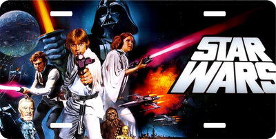 Star Wars License Plate Auto Truck
