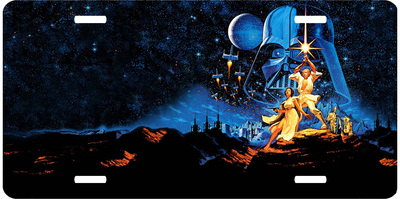 Star Wars License Plate Auto Truck