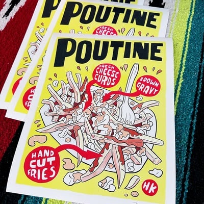 Poutine art print