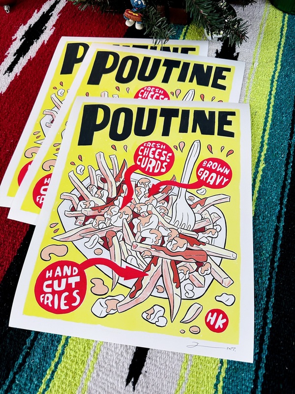 Poutine Art Print