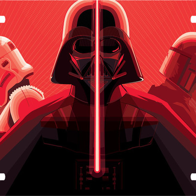 Star wars darth vader license plate auto truck