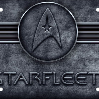 Star trek starfleet vanity license plate