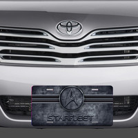 Star Trek Starfleet Vanity License Plate - Thumbnail 1