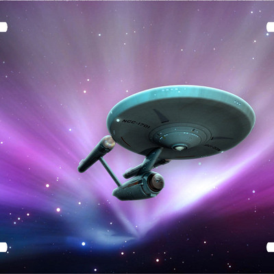 Star trek enterprise vanity license plate