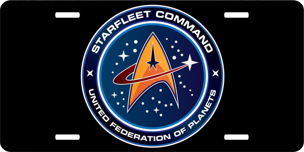 Star Trek Starfleet Command Vanity License Plate