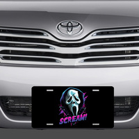 Scream Ghostface Vanity License Plate - Thumbnail 1