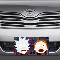 Rick and Morty Vanity License Plate - Thumbnail 1