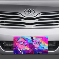 Rick and Morty Vanity License Plate - Thumbnail 1