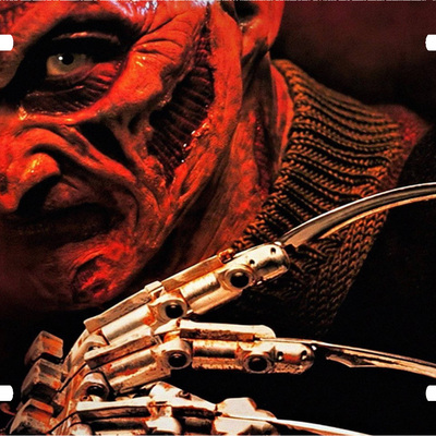 Nightmare on elm street freddy krueger vanity license plate