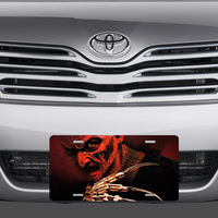 Nightmare on Elm Street Freddy Krueger Vanity License Plate - Thumbnail 1