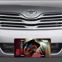 Nightmare on Elm Street Freddy Krueger Vanity License Plate - Thumbnail 1