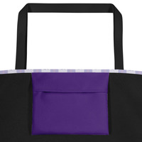 PurpleKitty.  All-Over Print Large Tote Bag - Thumbnail 2