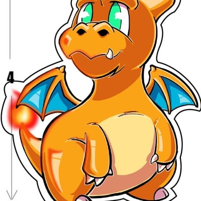 Charizard sticker (new)