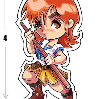 Nami sticker (new)