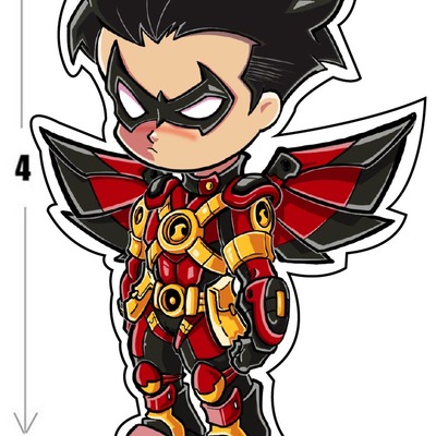 Red robin sticker (new)
