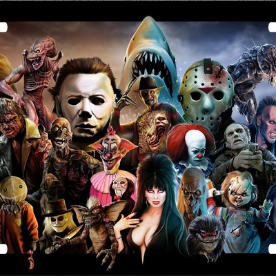 Horror jason voorhees michael myers scream saw pennywise vanity license plate