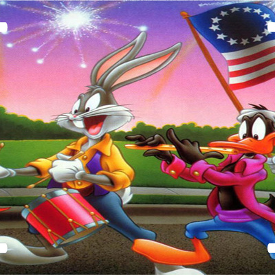 Looney tunes yosemite sam bugs bunny daffy duck vanity license plate