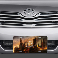 Harry Potter Deathly Hollows Vanity License Plate - Thumbnail 1