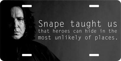Harry Potter Snape Vanity License Plate
