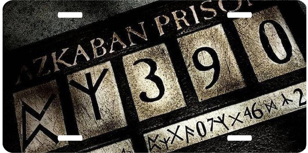 Harry Potter Azkaban Prison Vanity License Plate