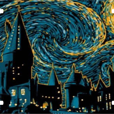 Harry potter hogwarts vanity license plate