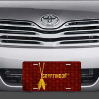 Harry Potter Gryffindor Quidditch Vanity License Plate - Thumbnail 1